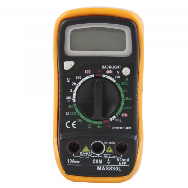Multimetro digital 600v.