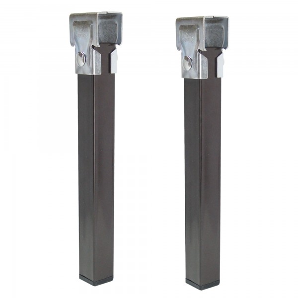 Pata somier 30x30mm. negra a-35 cm. 4u.