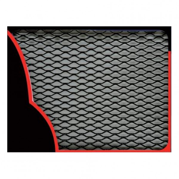 Rejilla aluminio 33x100cm. negra