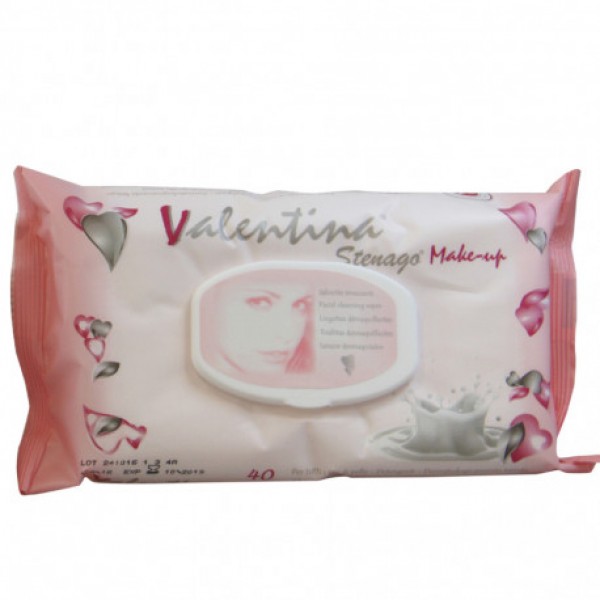 Valentina toallitas desmaquillantes con tapa 40 u