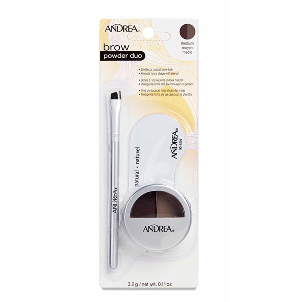 Eurostil cejas andrea powder duo marron medio 1un