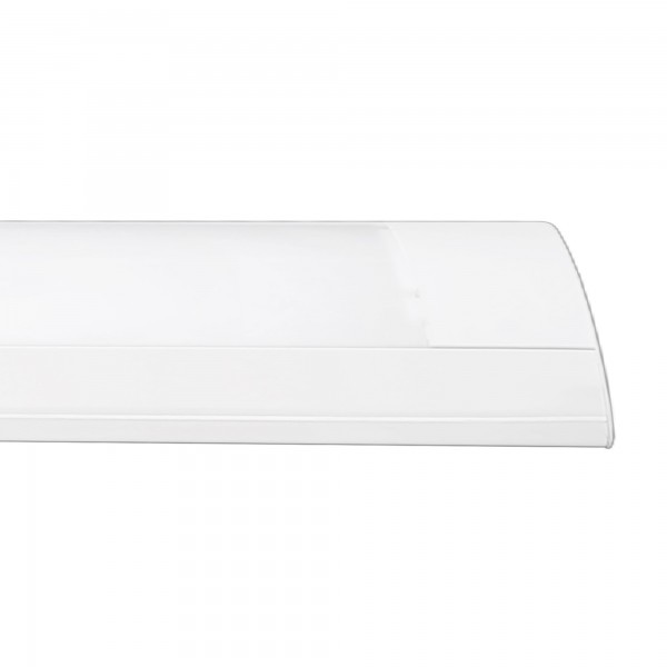 Pantalla blanca ip20 p/2tub.led 18w.120c