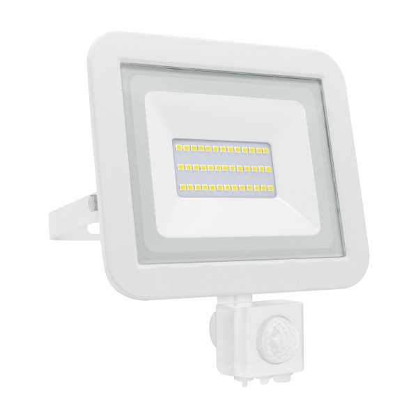 Proyector led sensor plano blanco  30w.f