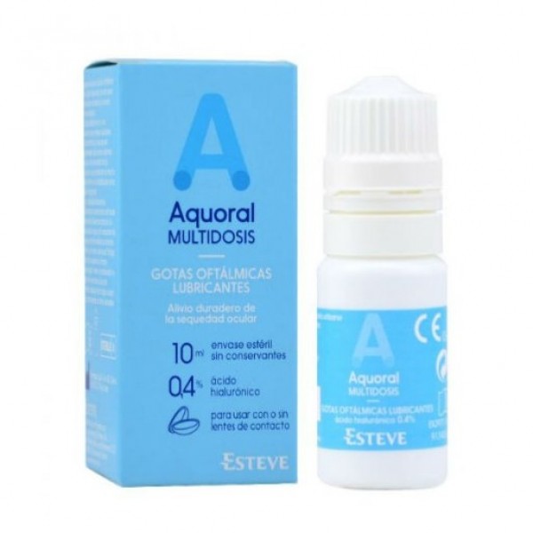 Aquoral Forte Gotas Oftálmicas Lubricantes Multidosis 10 ml