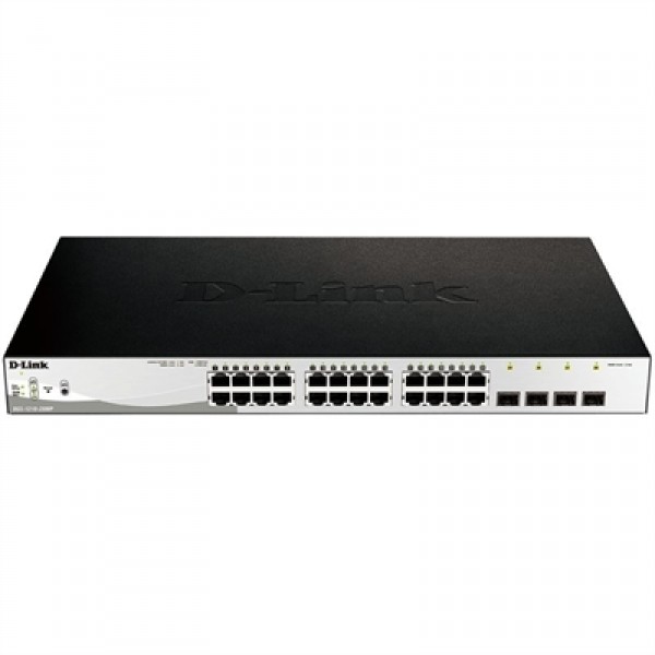 D-link dgs-1210-28mp/e switch 24xgb poe+ 4xsfp com