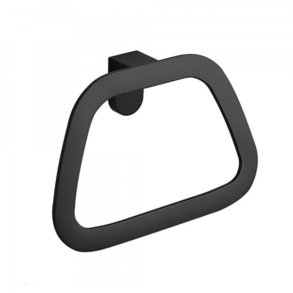 Toallero anilla lavabo coral black
