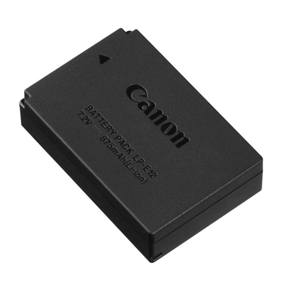 Canon lp-e12 875mah 7.2v / batería recargable para cámara eos