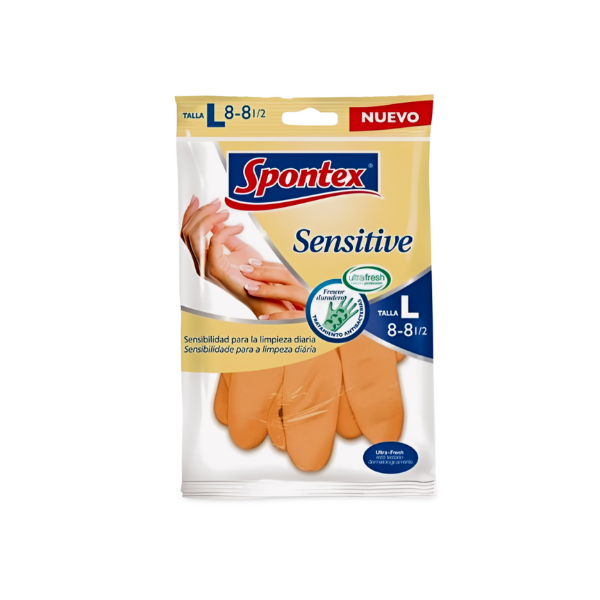 Spontex guantes Sensitive talla L