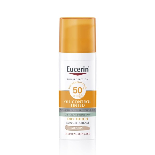 Eucerin Oil Control Tinted Gelcream Dry Touch Medio 50ml