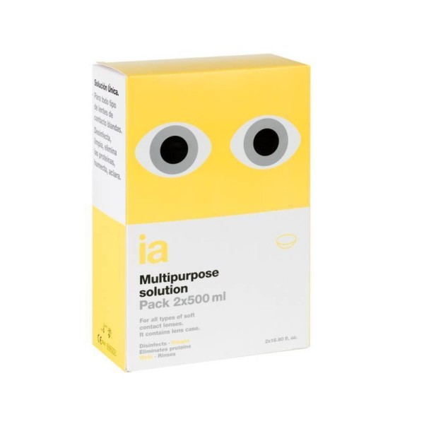 Interapothek Solucion Unica 2 X 500 ml