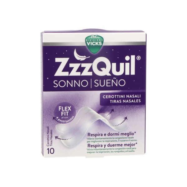 Zzzquil Sueño 10 Tiras Nasales