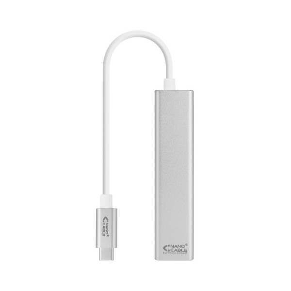 Nanocable conversor usb-c ethernet +3xusb 3.0