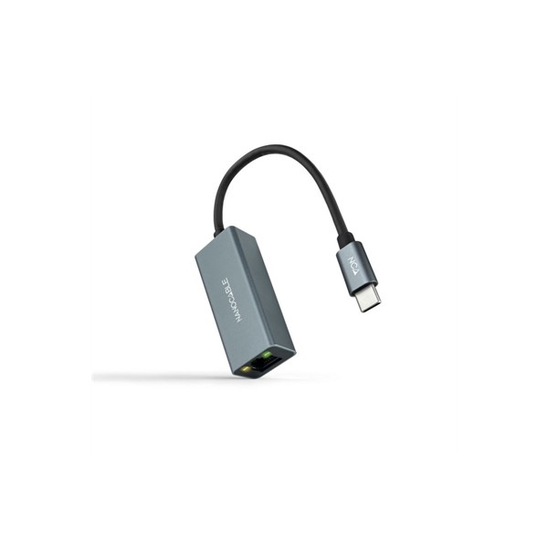 Nanocable conversor usb-c ethernet gigabit