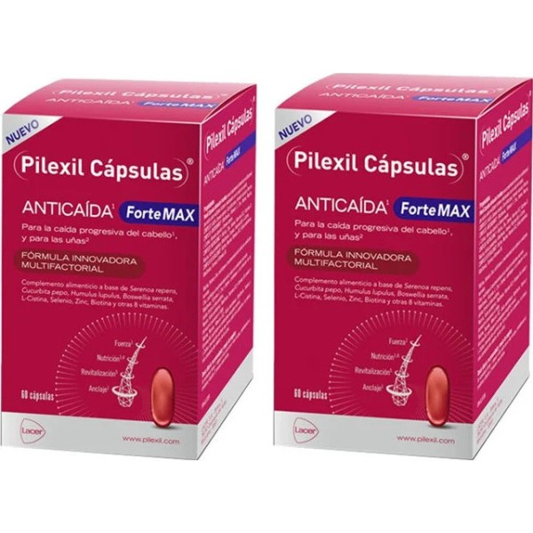 Pilexil Capsulas Anticaida Forte Max Caps 60 X 2 Promo