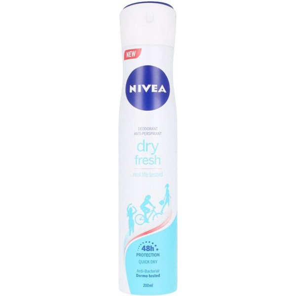 Nivea dry fresh desodorante anti-bacterial 200ml vaporizador