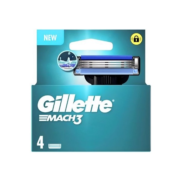 Gillette Mach3 recambio 4 uds