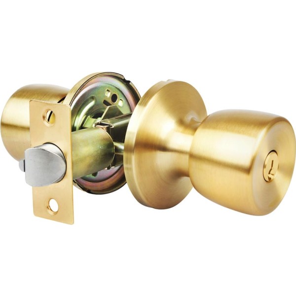 Pomo oficina tubular 65mm.lat.mat.