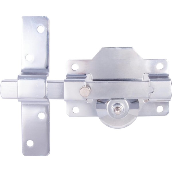 Cerrojo t/fac cromo 26x50mm.seg.