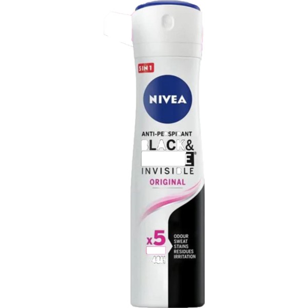 Nivea black&white desodorante original 150ml vaporizador