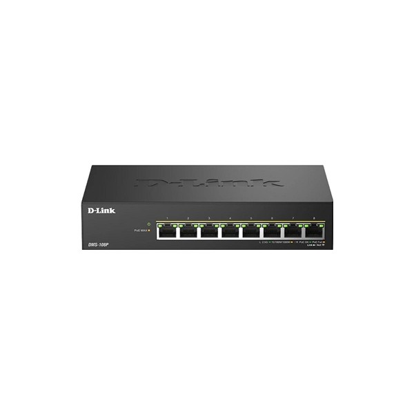 D-link dms-108p/e switch 8x2.5mg poe 230w