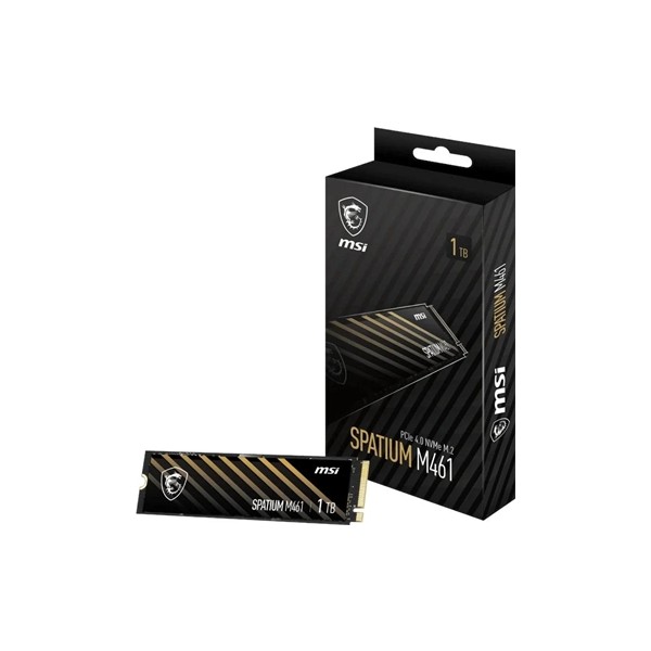 Msi ssd spatium m461 1tb pcie 4.0 nvme 5000 mb-s